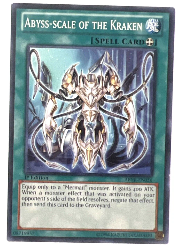 YuGiOh! - Abyss-Scale of the Kraken - ABYR-EN056 - 1st Edition - Common - Image 1 of 1