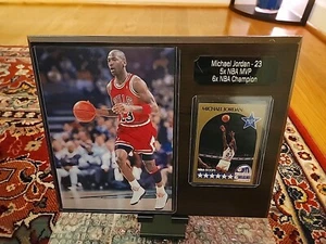 Michael Jordan 5x NBA MVP, 6x NBA Champion, HOF 2009 Plaque - Picture 1 of 6
