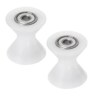 2pcs U Type Groove Pulley Nylon Roller Bearing 5x27.5x30mm U Groove Guide Wheel - Picture 1 of 12