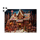 Candytown Gingerbread House Wooden Jigsaw Puzzle 500 Pieces