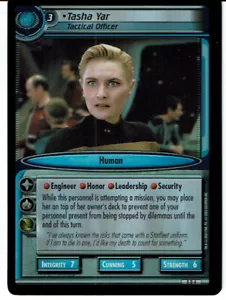 STAR TREK CCG 2E PROMO CARD 0D4 TASHA YAR (foil) - Picture 1 of 1