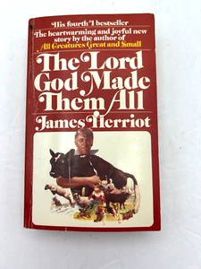THE LORD GOD MADE THEM ALL by James Herriot vintage 1982 Bantam paperback - Picture 1 of 5