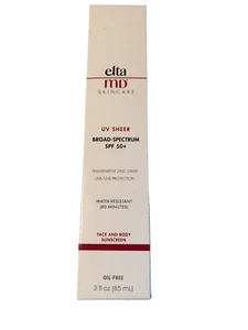 Elta MD UV Sheer Broad Spectrum SPF 50+ 3oz  Brand New, Fresh  Expires: 1/2028 - Picture 1 of 2