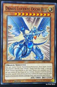 DRAGO LUCENTE OCCHI BLU in Italiano DPRP-IT026 Comune YUGIOH - Foto 1 di 1