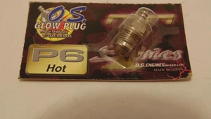 O.S. P6 GLÜHKERZE HOT für T - KOPF (TURBO) MOTOREN - Bild 1 von 2