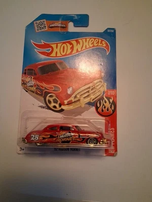  Hot Wheels '52 Hudson Hornet Red and Gold HW Flames [7/10] HTF! B17 - Image 1 of 3
