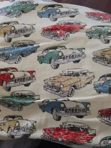 JOANN Stoff CLASSIC CARS Flanellstoff Meterware (18") "2015" - Bild 1 von 7