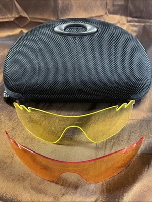 2 lentes de repuesto originales Oakley Radarlock Path gafas de sol y estuche original Foto 1 de 4