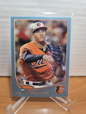 Walmart Topps Manny Machado 2013 borde azul paralelo radiocontrol Foto 1 de 2