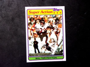 1981 TOPPS #202 WALTER PAYTON SUPER ACTION IN NRMT+++CONDITION..PRINT LINE..HOF - Bild 1 von 2