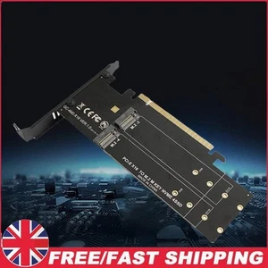 M.2 NVME Adapter Board Metal PCIE 3.0 X16 SSD Adapter M Key 4 Slot Supports Raid - Afbeelding 1 van 18