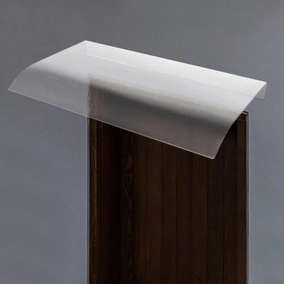 Toldo ventana puerta toldo toldo refugio lluvia transparente toldo toldo montado en la pared Foto 1 de 4