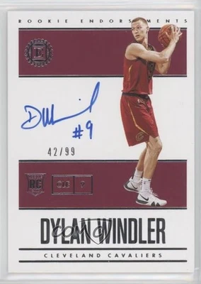 2019–20 Panini Encased Endorsements /99 Dylan Windler #125 дебютант с автографом RC - Изображение 1 из 2