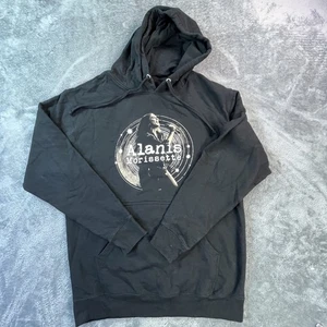 Pull à capuche homme Alanis Morissette grand noir triple lune tournée 2024 concert - Photo 1/10