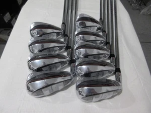 Left-Handed 2023 Cobra T-Rail Iron Set - 4-PW, GW, SW - Regular Flex Steel - NEW - Picture 1 of 3