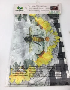 HONEY BEE & FLOWERS MAILBOX COVER FREE SHIPPING - Picture 1 of 2