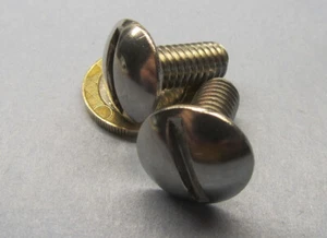 Truss Head Stainless Steel Slotted Screw 5/16-18" x 3/4" Length, 50 Pcs - Picture 1 of 12