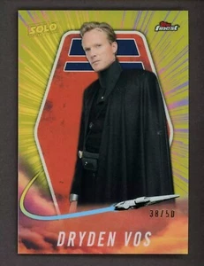 Topps Finest Solo Star Wars Dryden Vos 38/50 - SO-5 - Numbered Card - Picture 1 of 2