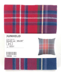 ikea plaid pillow