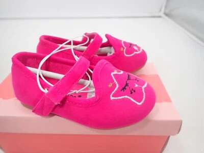 Jelly Beans Fuchsia Star & Cloud Mary Janes size 5 Toddler Girls - Image 1 of 4
