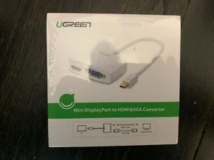 UGREEN Mini DisplayPort to HDMI & VGA Converter Adaptor NIB - Bild 1 von 2