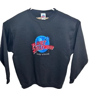 🔥VINTAGE Planet Hollywood Sweatshirt Herren XL blau Las Vegas - sehr guter Zustand - leicht gebraucht - Bild 1 von 8