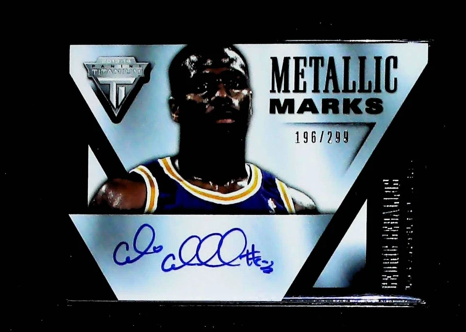 2013-14 Panini Titanium Metallic Marks Auto /299 Cedric Ceballos #23 Auto - Image 1 of 2