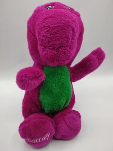 Barney Dinosaur VTG 1992 Plush Dino Lyons Group 14” Embroidered Foot PRE-LOVED - Picture 1 of 10
