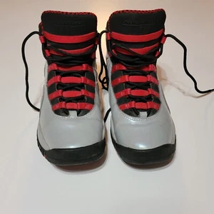 Air Jordan 10 Retro GG Legion Red Wolf Gray Women 7 Youth 5.5 - Picture 1 of 12
