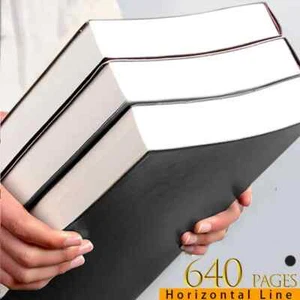 Ultra Thick Horizontal Line Business Office Stationery Diary Notebook A4/A5 - Picture 1 of 6