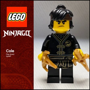 GENUINE LEGO NINJAGO Cole (Top Knot) njo447 mini figure 853759 - Picture 1 of 6