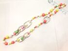 Japan Used Necklace Ss8723 Chanel 04A Coco Mark Multicolor Necklace