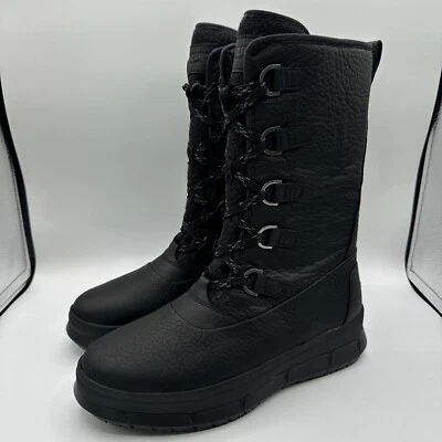 Botas Sperry Kittery para mujer talla 12 de cuero negro forradas en lana Foto 1 de 4