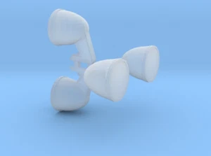 Round JDM style wing mirrors - Picture 1 of 4