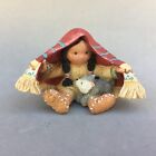 Friends of the Feather Enesco 1994 Brother of the Earth Indian Boy Wolf Figurine