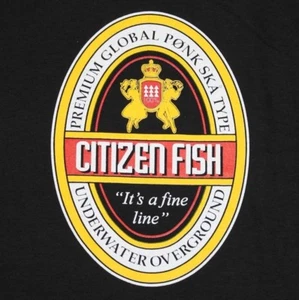 XL * NOS Vintage 90s CITIZEN FISH T-Shirt * Punk Ska Subhumans * 8.128 - Bild 1 von 3
