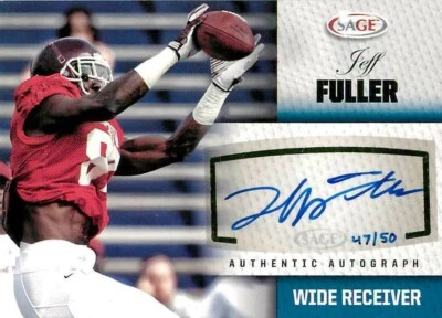 JEFF FULLER 2012 Sage ROOKIE AUTO RC /50 BLUE #A16 - Image 1 of 2