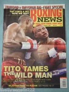BOXING NEWS - TRINIDAD v MAYORGA - OCT 8 2004 - Picture 1 of 1