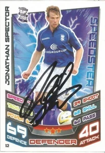 JONATHAN SPECTOR SIGNED BIRMINGHAM 2012/2013 MATCH ATTAX TRADING CARD+COA - Picture 1 of 1