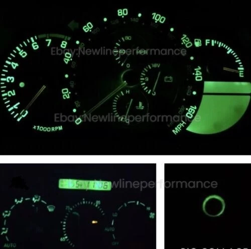 Kit de bombilla LED de racimo/control de clima/llavero verde para Lexus IS300 2001-2005 Foto 1 de 1