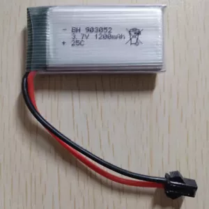 New 903052 1200mAh 3.7V SM Plug Battery For RC Helicopter Drone Toys - Picture 1 of 8