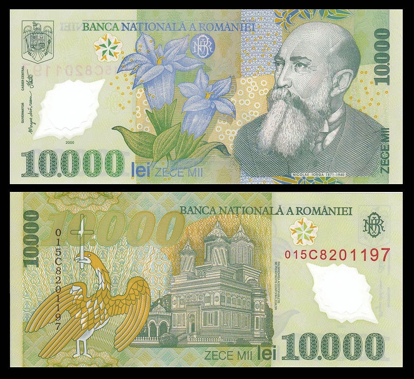 ROMANIA 10.000 10000 LEI 2000 P 112 POLÍMERO UNC Foto 1 de 1