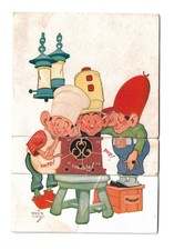 Kellogs Rice Krispies 1933 Mechanical Trade Card Vernon Grant