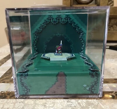 GAMER NOSTALGIA The Legend Of Zelda A Link To The Past 3D Cube Handmade Diorama - Nintendo Snes