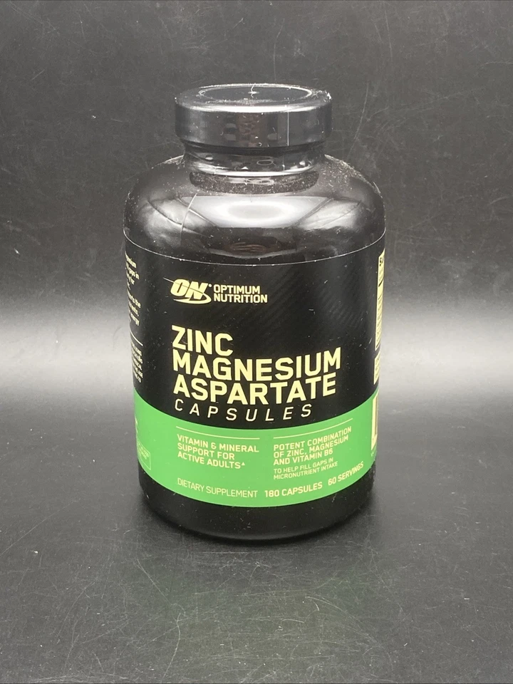 Zinc Magnesium Aspartate, 180 Capsules - Image 1 of 3