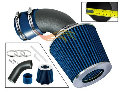 BCP RW AZUL para 97-00 BMW E39 528i y 01-03 BMW 525i 530i Kit de admisión de aire + filtro Foto 1 de 3