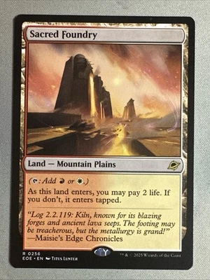 MTG / Sacred Foundry / EOE / #256 / Regular / Rare / NM - Image 1 of 2