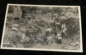 Boda de montaña, Chattanooga, Tennessee - Postal con foto real de 1931 - WM Cline - Imagen 1 de 3