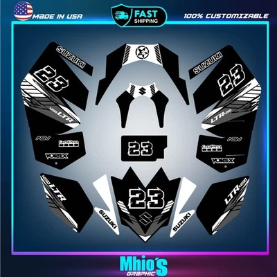 Suzuki LTR 450 ATV Aufkleber Decals Grafik Kit 2006-2014  - Bild 1 von 4