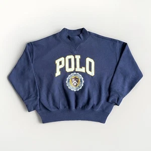 Polo Ralph Lauren Logo Fleece Mockneck Sweatshirt Jumper Girls 7-16 - Picture 1 of 3